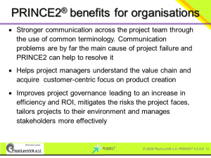 prince2 benefits for organisations